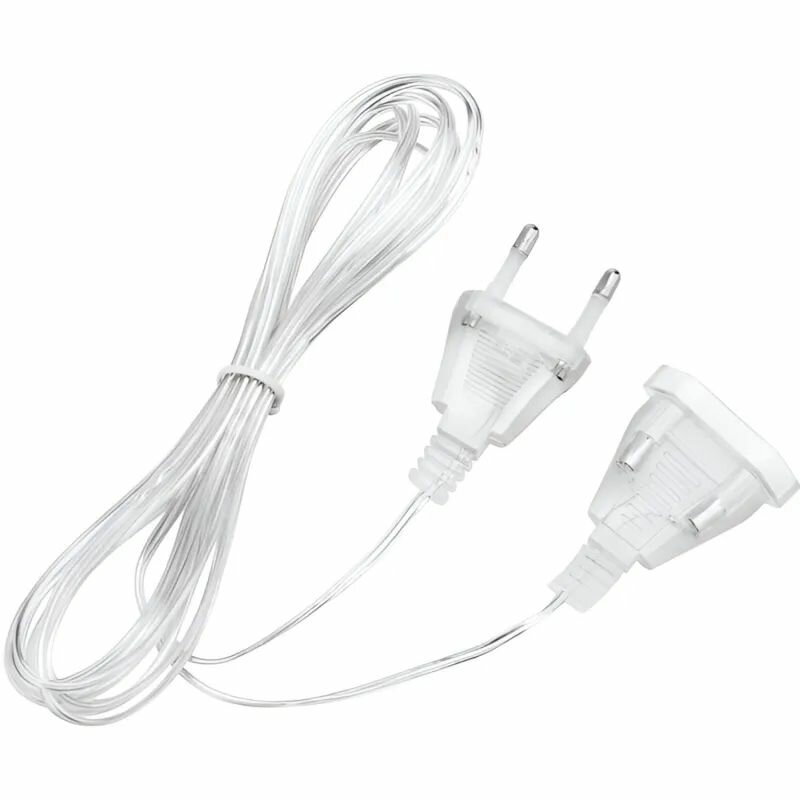 Удлинитель для домашних гирлянд 3 м, прозрачный ПВХ 315-424