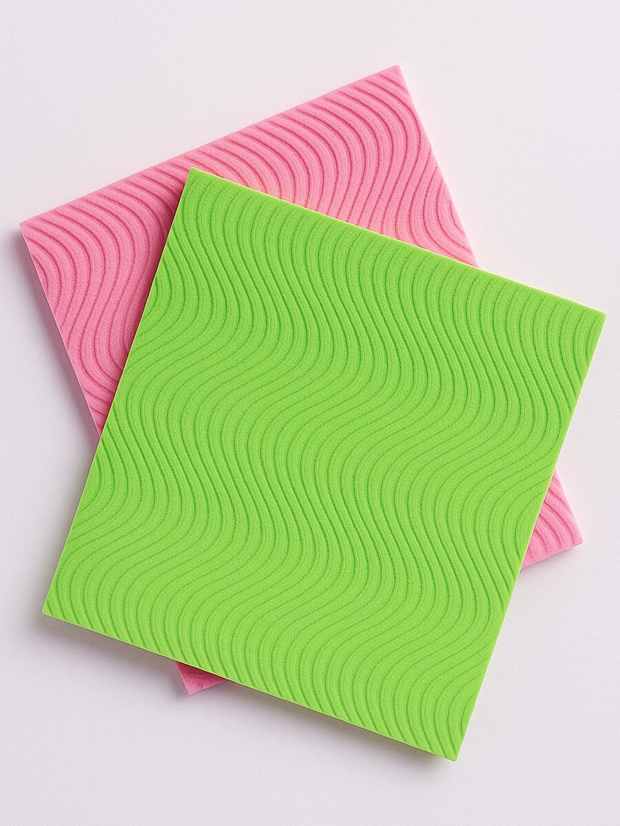 Салфетки для уборки губчатые, 2 шт, 18 х 20 см, Paclan, супервпитывающие — фото 1