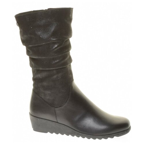 фото Сапоги caprice 3/4 жен, размер 39, цвет черный, артикул 9-9-25407-27-019