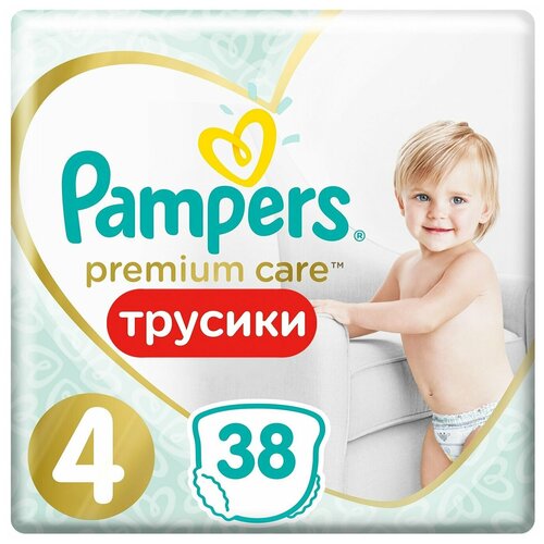 Pampers Подгузники-трусики Premium Care Pants Эконом 9-15кг 38шт