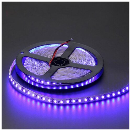 Светодиодная лента SMD3528-120LED-IP33 12 вольт 5м. - Цвет свечения: Синий