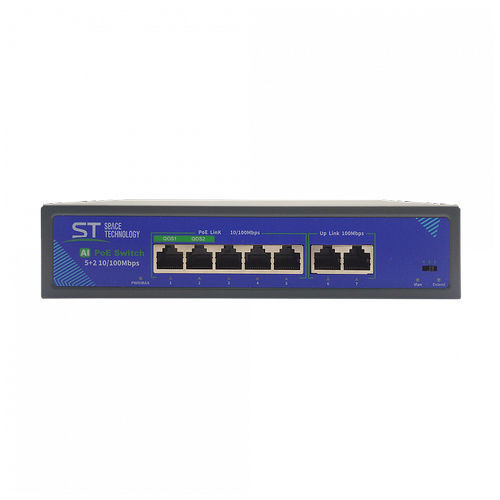 Коммутатор на 5 PoE портов ST-S50POE(2M/78W/A)PRO