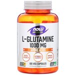 NOW L-Glutamine 1000 мг, 120 капс. - изображение