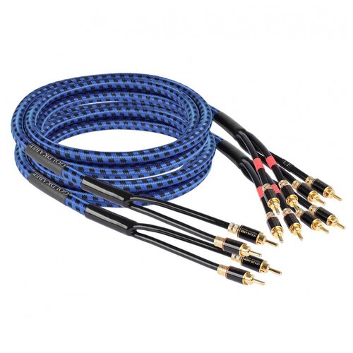 Акустический кабель Bi-Wire Banana - Banana GoldKabel Highline MkIII SC Bi-Wire 2.5m