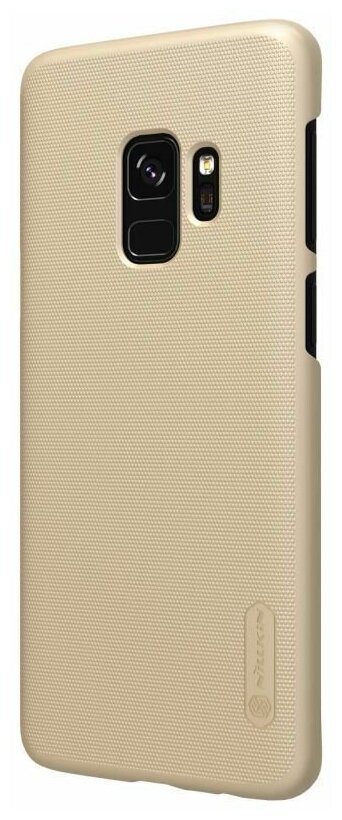 Накладка Nillkin Super Frosted Shield для Samsung Galaxy S9 золотой