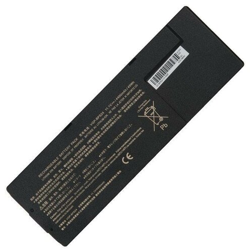 Аккумулятор (батарея) ZeepDeep (VGP-BPS24) для Sony VPC-SA, VPC-SB, VPC-SE, SV-S, 4400-5200mAh, 11.1V клавиатура для ноутбука sony vaio vpc sb3m1r w серебристая c подсветкой без рамки