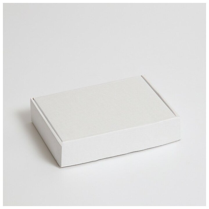 Коробка самосборная, белая, 21 х 15 х 5 см 7370802