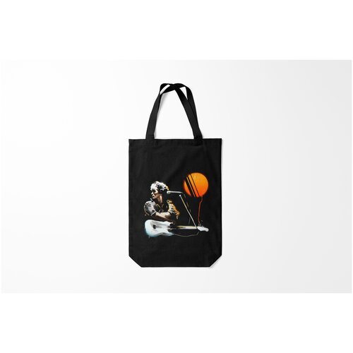 фото Сумка-шоппер / 31х42 см / рок / русский виктор цой. burnettie