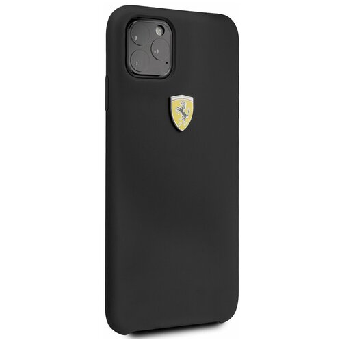 Чехол CG Mobile Ferrari On-Track SF Silicone Case Hard TPU для iPhone 11 Pro Max, цвет Черный (FESSIHCN65BK)