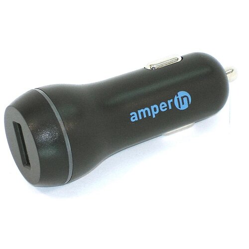 Автомобильное зарядное устройство, автозарядка Amperin CCB-1USB USB DC, 5В/3А, 9В/2А, 12В/1.5А, черный