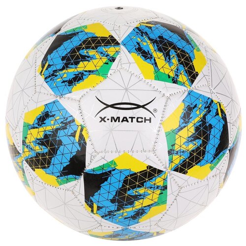 Мяч футбольный Х -Match 5 размер ПВХ 1 слой камера резиновая