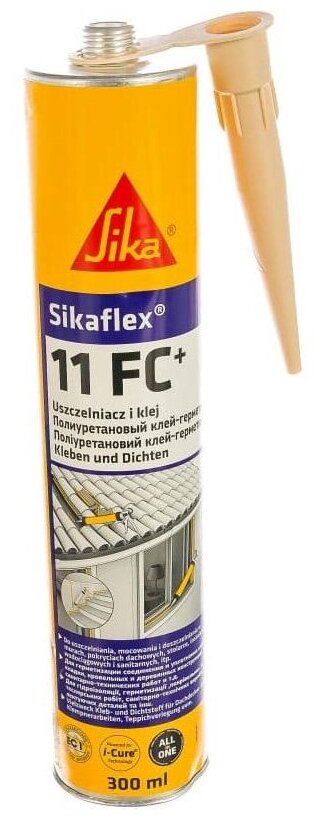 Клей-герметик Sika Sikaflex-11FC+ 300 мл. бежевый