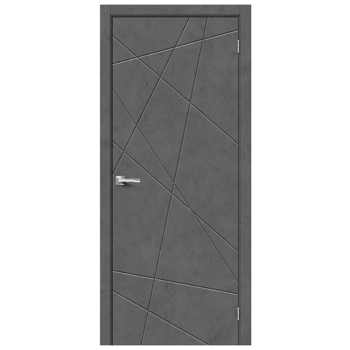 Дверь Граффити-5 Slate Art Mr.Wood Браво, Bravo 200*60 + коробка и наличники