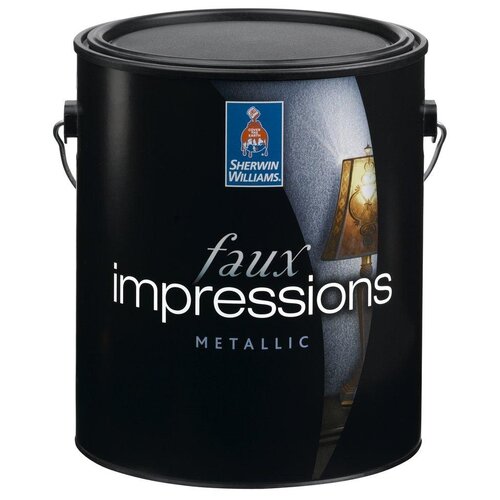 Декоративное покрытие Sherwin-Williams Faux Impressions Metallic Base, золото, 0.946 л краска sherwin williams эмеральд матовая ультра глубокая 0 95 л