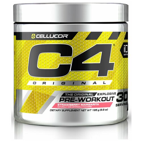 фото Предтренировочный комплекс cellucor c4 original strawberry margarita 195 г 1 шт.