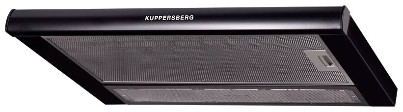 Встраиваемая вытяжка Kuppersberg SLIMLUX II 60 SG, цвет корпуса черный, цвет окантовки/панели черный - фотография № 3