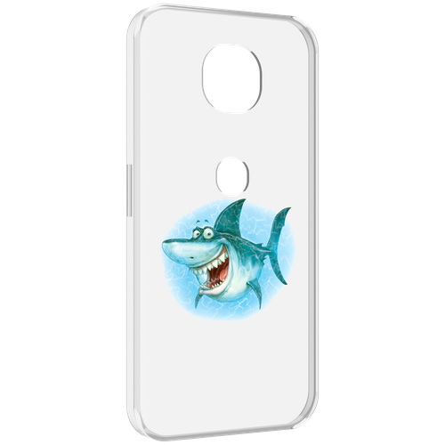 Чехол MyPads веселая акула для Motorola Moto G5S (XT1799-2) задняя-панель-накладка-бампер чехол задняя панель накладка бампер mypads веселая акула для motorola edge 20 противоударный