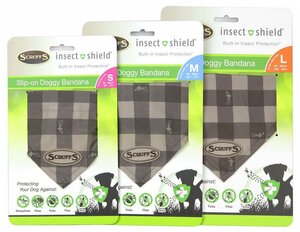 Бандана для собак SCRUFFS с пропиткой от насекомых "Insect Shield", S, 20-30см (Великобритания)