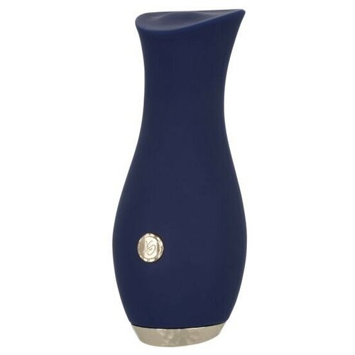 Купить Синий клиторальный стимулятор Tulip - 11, 5 см., Calexotics, черный, силикон, female