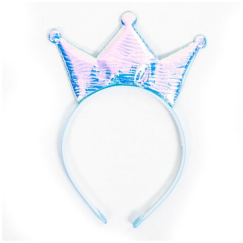 Ободок, Корона для принцессы, Жемчужный перламутр, 1 шт. карнавальная корона мягкая