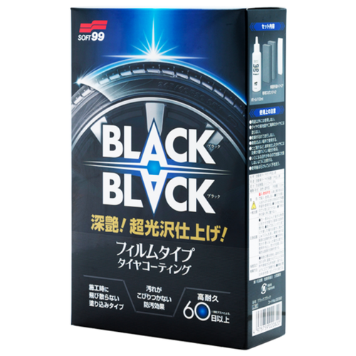 SOFT99 02082 Покрытие для шин Black Black, 110 мл