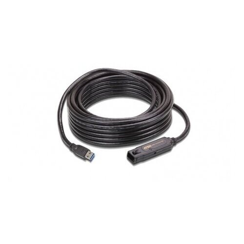 удлинитель vcom usb usb cu827 10m 10 м черный Сетевое оборудование ATEN UE3310 USB 3.1 1-Port Extension Cable 10m