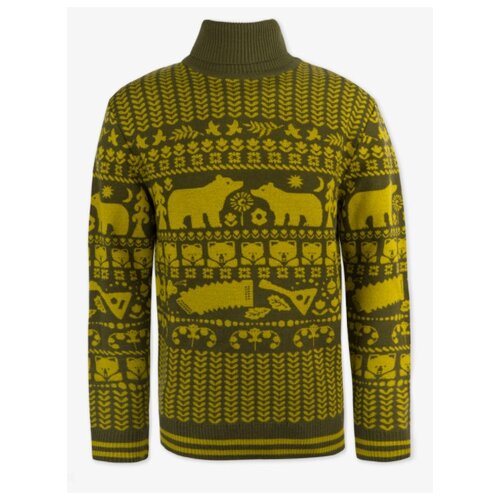 Свитер Великоросс, размер 60, зеленый свитер великоросс размер 60 коричневый