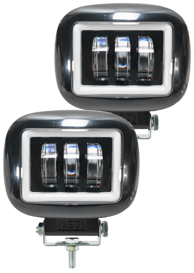 Дневные ходовые огни для легкового авто грузового авто квадроциклы / 120*95*55 мм / 30Вт / LED / ELEMENT /белый цвет / DRL / 2 шт.