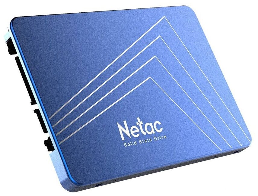 Внутренний SSD-накопитель Netac N535S 240GB 2,5” SATA-III, 3D TLC, Синий NT01N535S-240G-S3X - фото №1