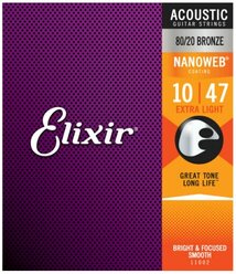 Струны ELIXIR 11002