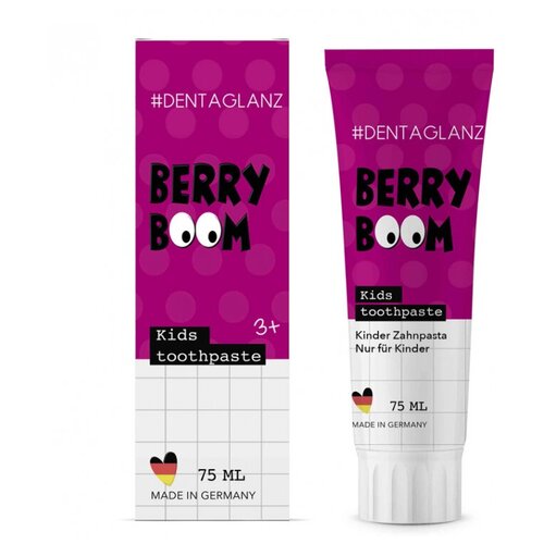 Детская зубная паста DENTAGlanz Berry boom, 75 мл