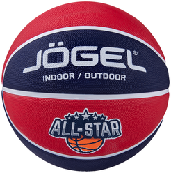 Баскетбольный мяч Jogel Streets All-Star №3, р. 3 синий/красный