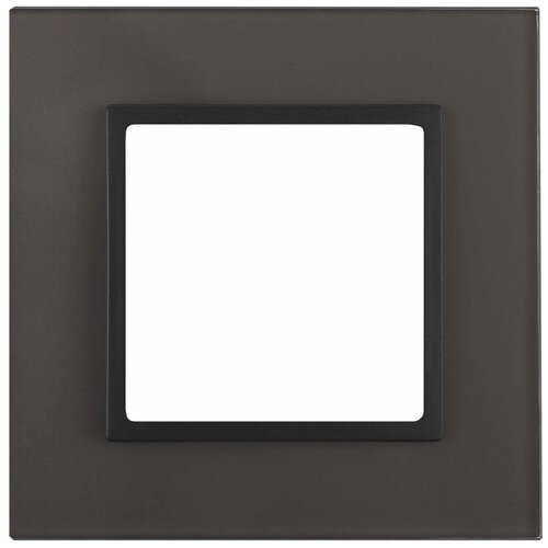 ЭРА 14-5101-32 ЭРА Рамка на 1 пост, стекло, Эра Elegance, серый+антр (10/50/1800)