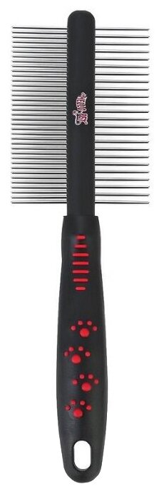 Расческа Hello Pet двусторонняя с лапками для кошек и собак (2,5 см)