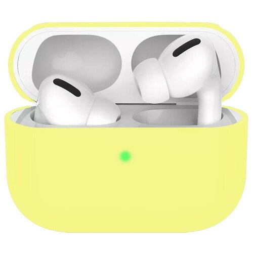 фото Чехол для apple airpods pro силиконовый innozone - желтый (app-20c-m-12)