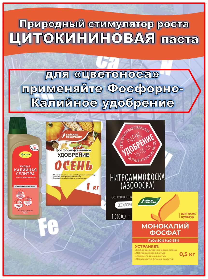 Удобрение TUTBIO Цитокининовая паста, 0.0015 л, 0.01 кг, количество упаковок: 1 шт. - фотография № 6