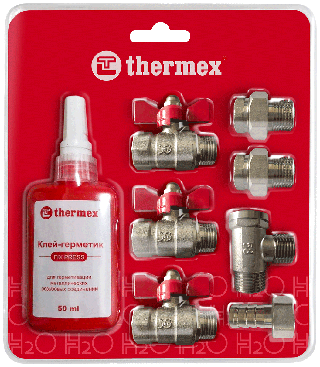 Монтажный набор Thermex для установки водонагревателя 1/2" со сливом (блистер)
