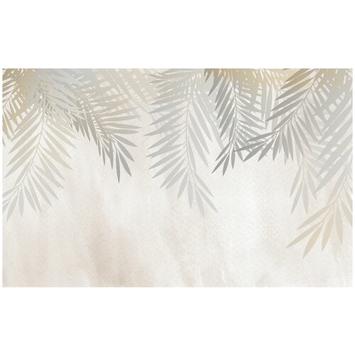 Фотообои Уютная стена Летящая нежность пальмовых листьев 430х270 см Бесшовные Премиум (единым полотном)