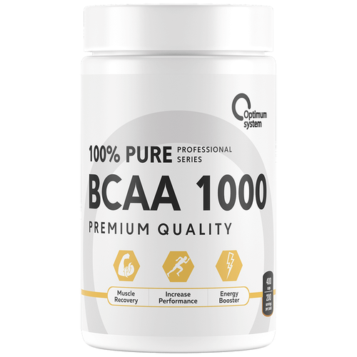 фото Optimum system bcaa 1000 (400капс)