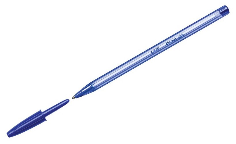 Ручка шариковая Bic "Cristal Soft" синяя, 1,2мм (арт. 280270)
