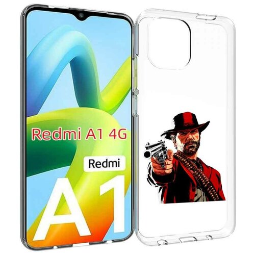 Чехол MyPads Red-Dead-Redemption-2-РДР-2 для Xiaomi Redmi A1 задняя-панель-накладка-бампер