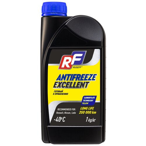 Антифриз antifreeze excellent oat желтый 5 кг Ruseff 17372N