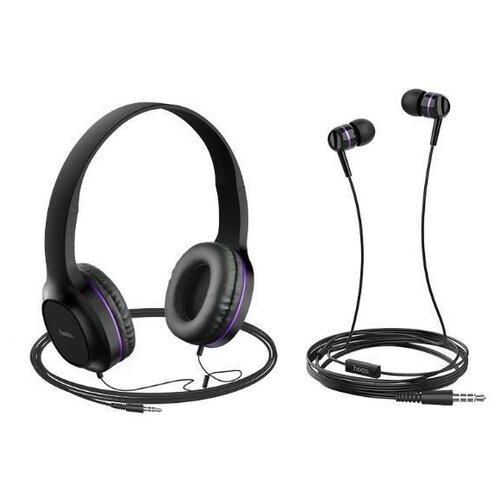 Гарнитура HOCO W24 Enlighten фиолетовый 1280436 100300₽