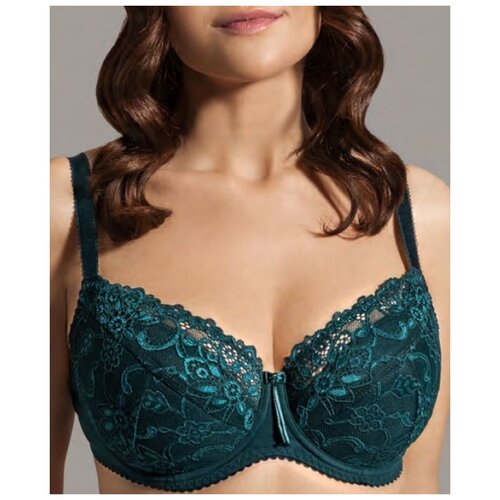 фото Бюстгальтер misstyle, размер 70f, изумрудный