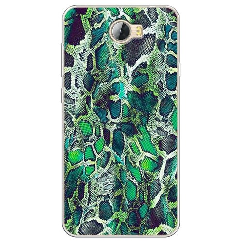 фото Силиконовый чехол "зеленая кожа змеи" на huawei y5 ii / хуавей y5 ii case place