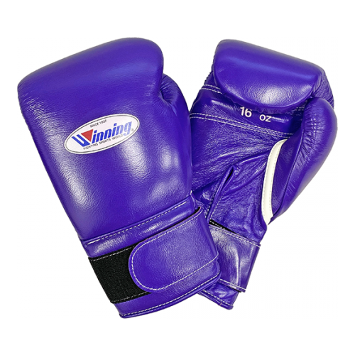 фото Боксерские перчатки winning custom purple (16 унций)