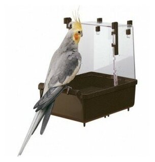 Купалка Ferplast L101 для птиц, Ванночка для средних попугаев - фотография № 6