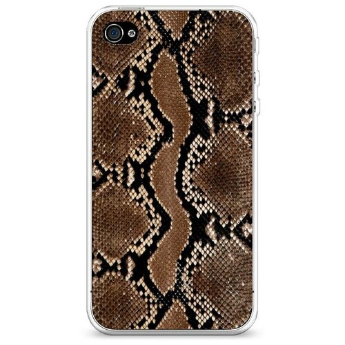 фото Силиконовый чехол "кожа питона" на apple iphone 4/4s / айфон 4/4s case place