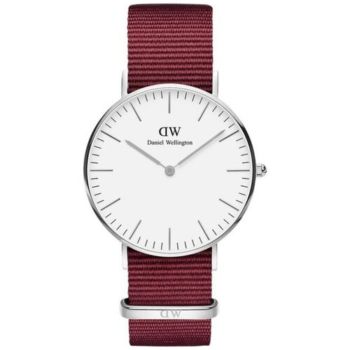 фото Наручные часы daniel wellington classic, бордовый, серебряный