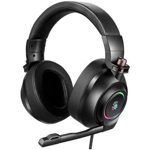 Наушники с микрофоном A4Tech Bloody G580 черный 2 м мониторные USB оголовье G580 USB BLACK 4758₽